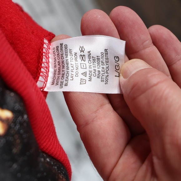 Scarface Reason Red Hoodie Sweater Graphic Size Large. - Picture 9 of 9